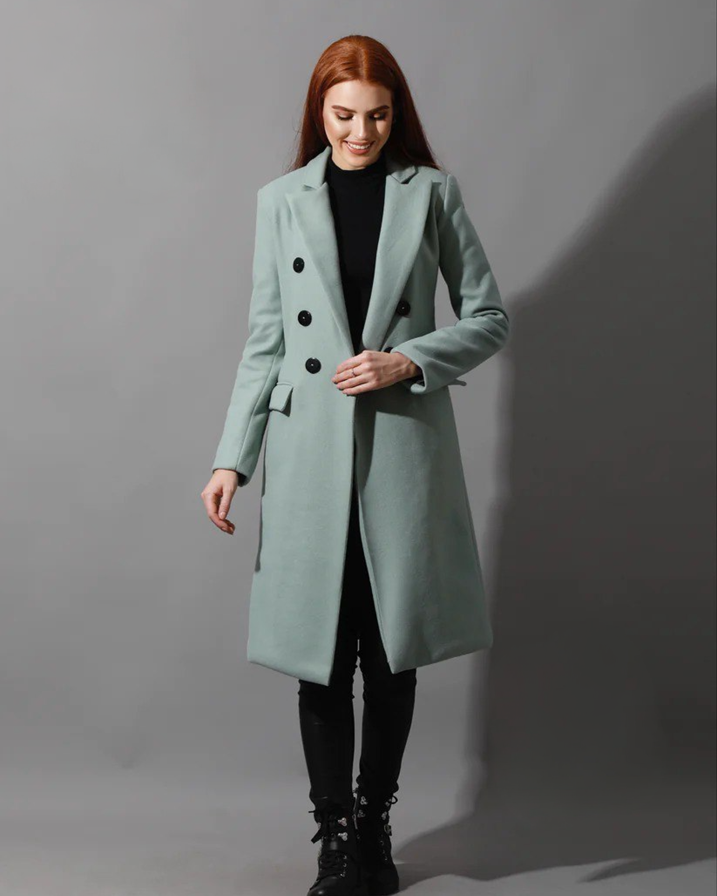 Long open front coat on sale