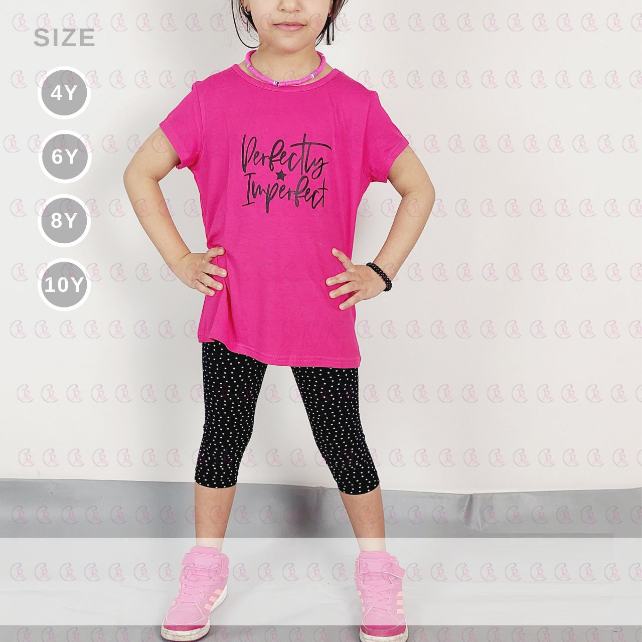 Perfect T-Shirt + Bermuda Dots Pattern - EMY & ROSE Boutique