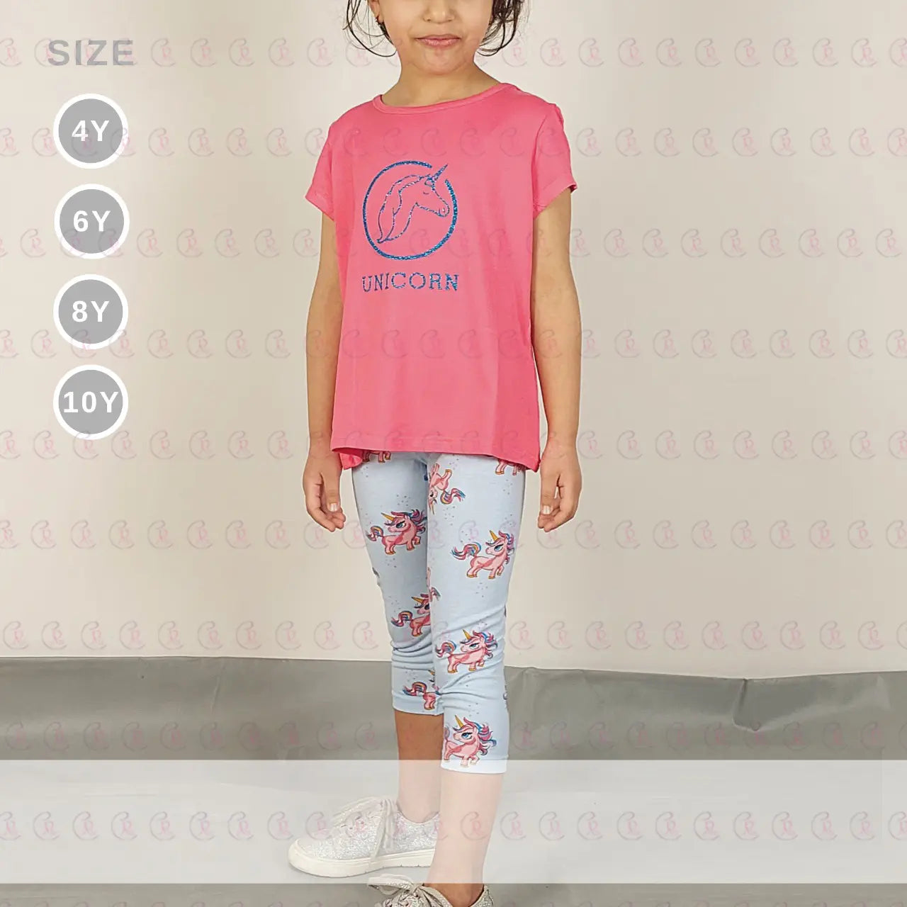 Girls Bermuda Pattern + T-Shirt - EMY & ROSE Boutique