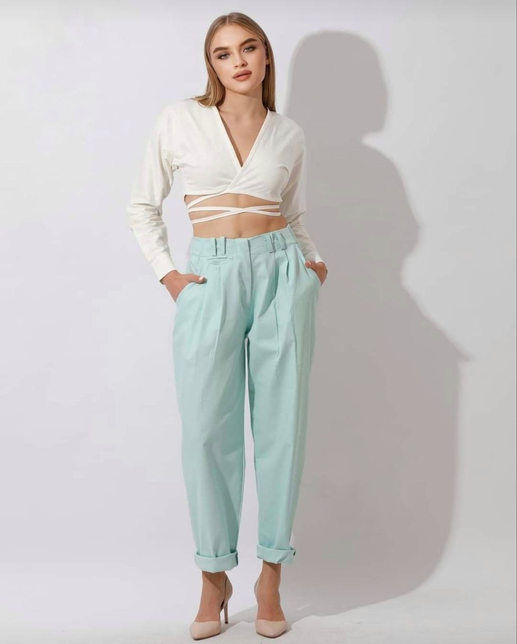 Wide Leg - Gabardine Pants - EMY & ROSE Boutique