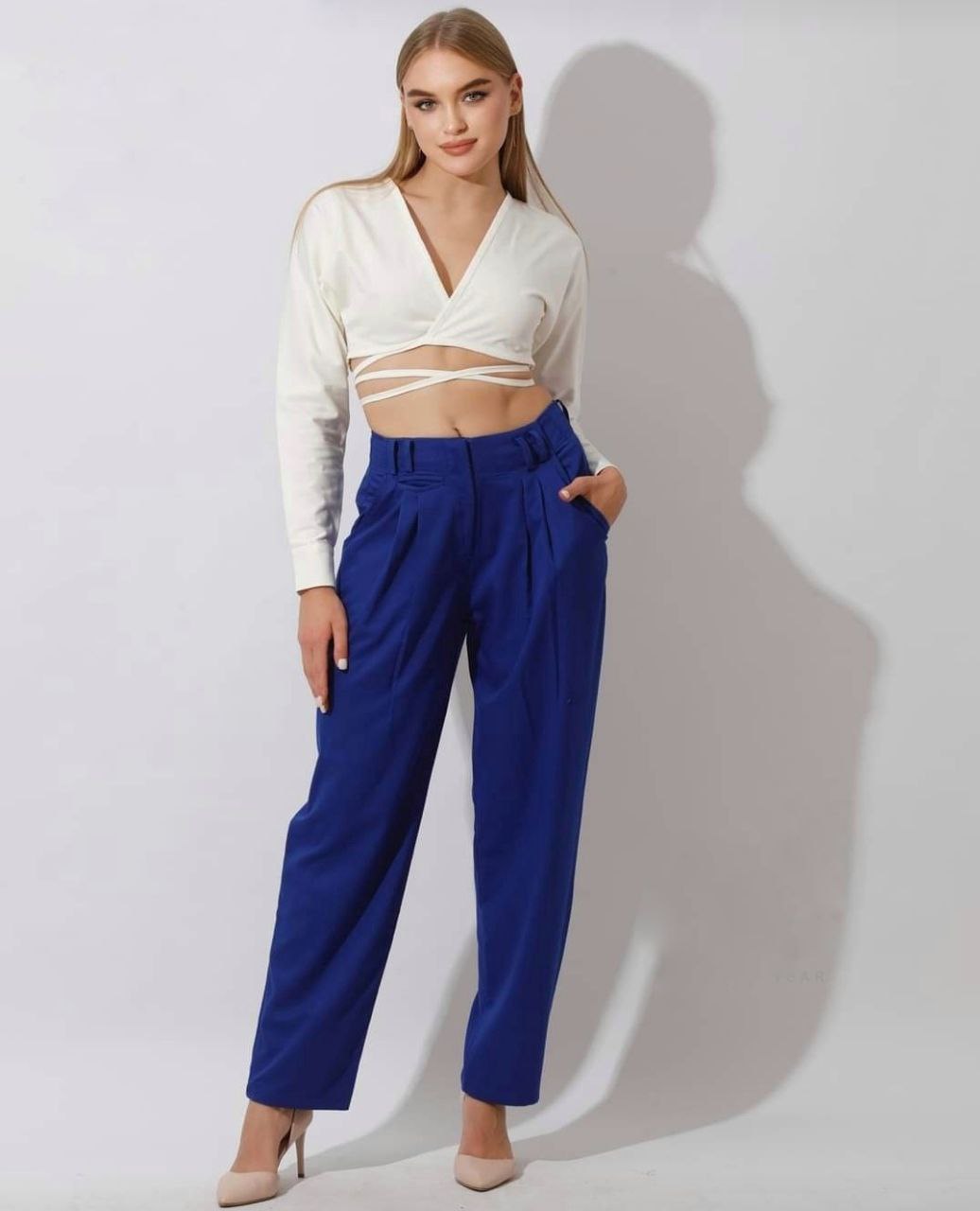 Wide Leg - Gabardine Pants - EMY & ROSE Boutique