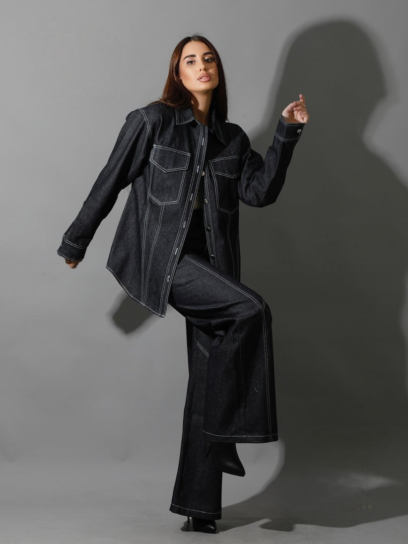 Jeans set Cutout Shirt & Cutout Pants