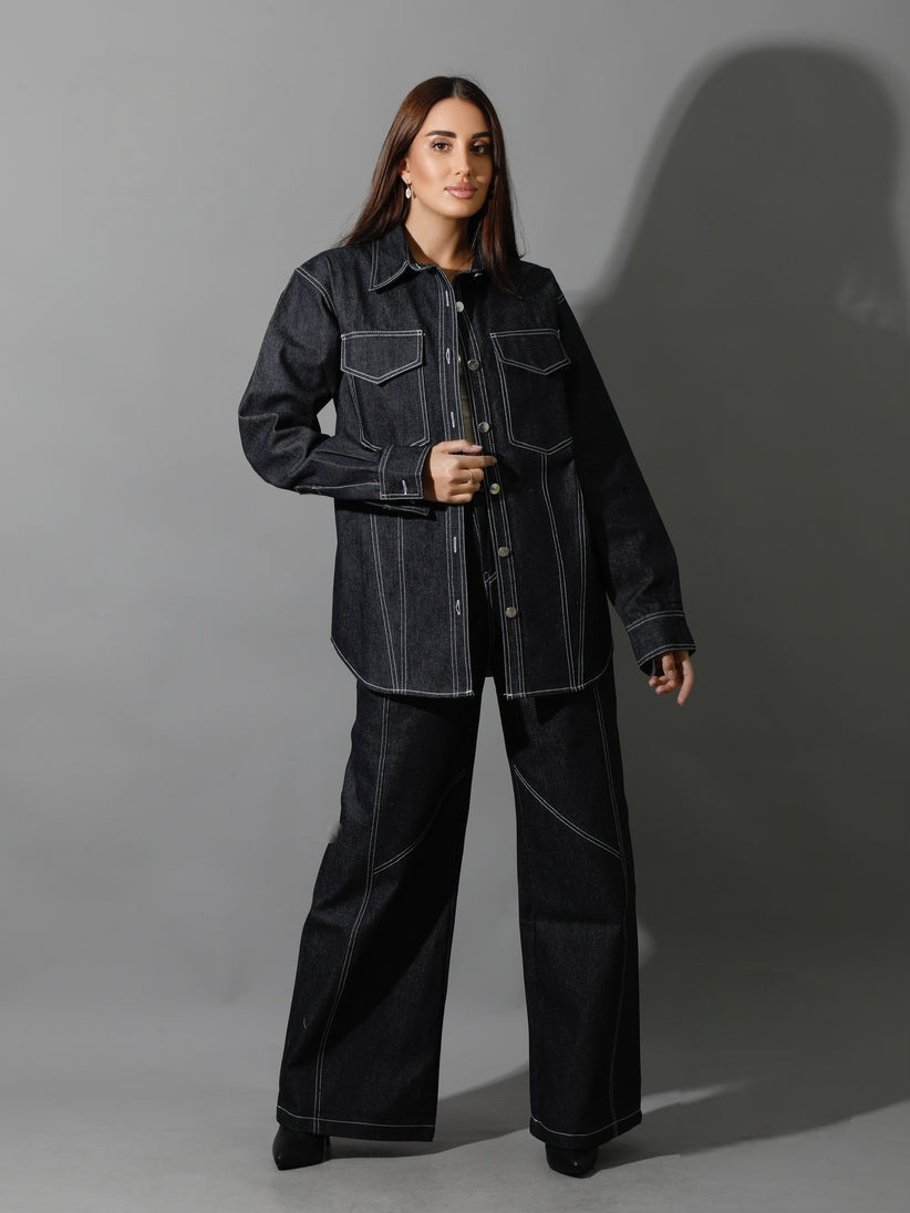 Jeans set Cutout Shirt & Cutout Pants