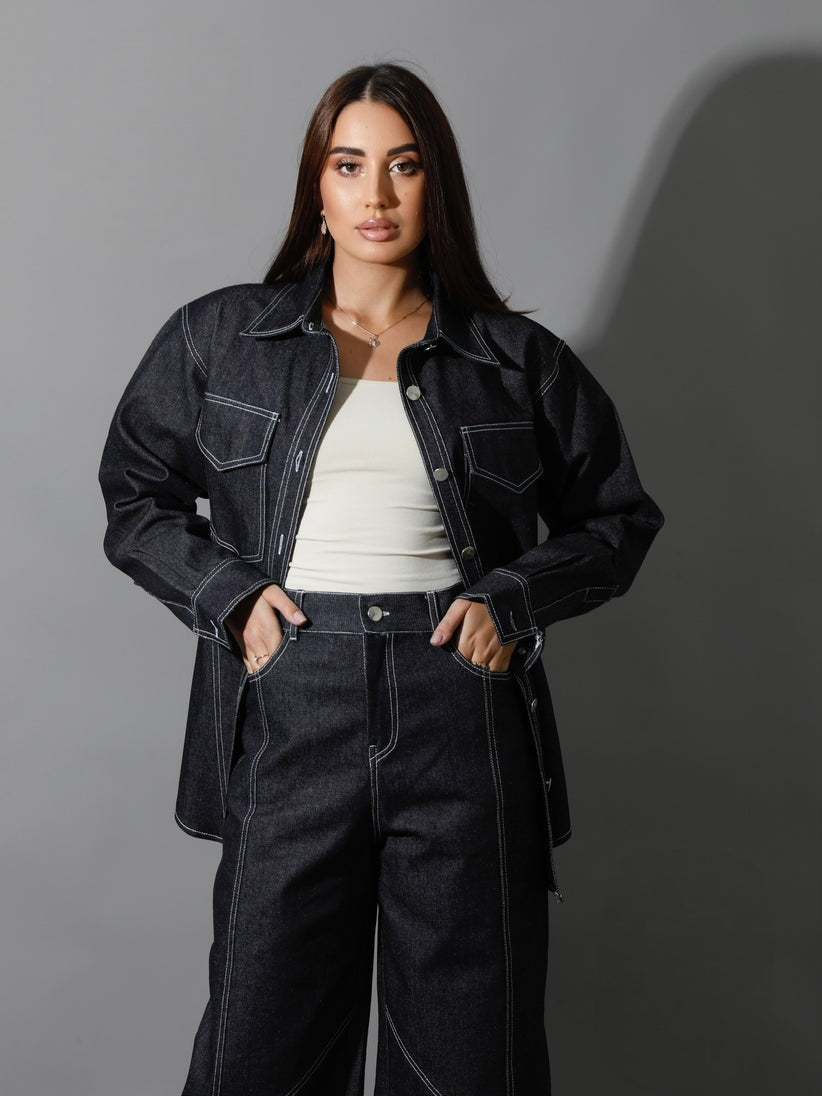Jeans set Cutout Shirt & Cutout Pants