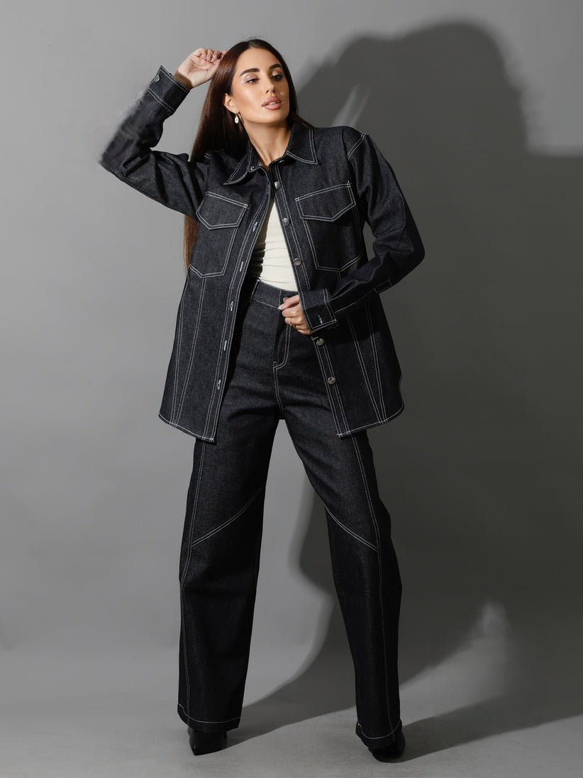 Jeans set Cutout Shirt & Cutout Pants