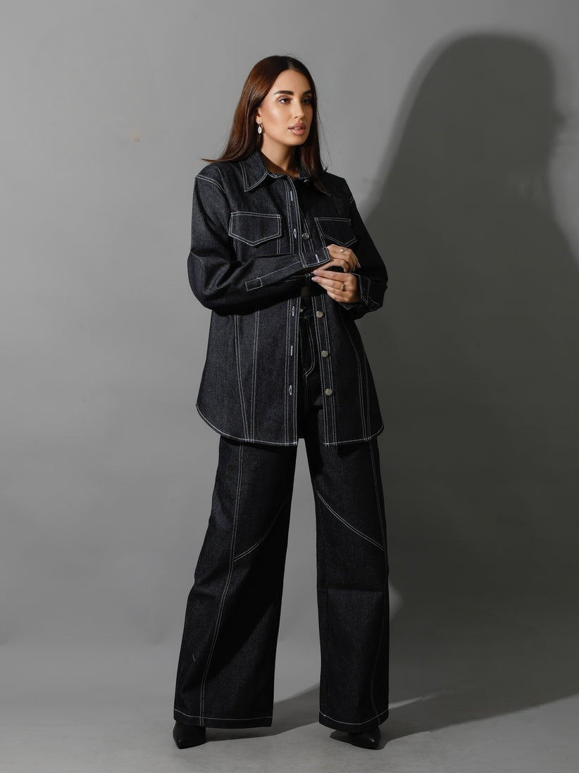 Jeans set Cutout Shirt & Cutout Pants