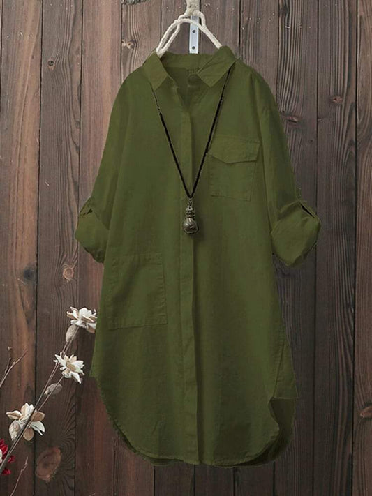 Oversized Long Shirt - EMY & ROSE Boutique