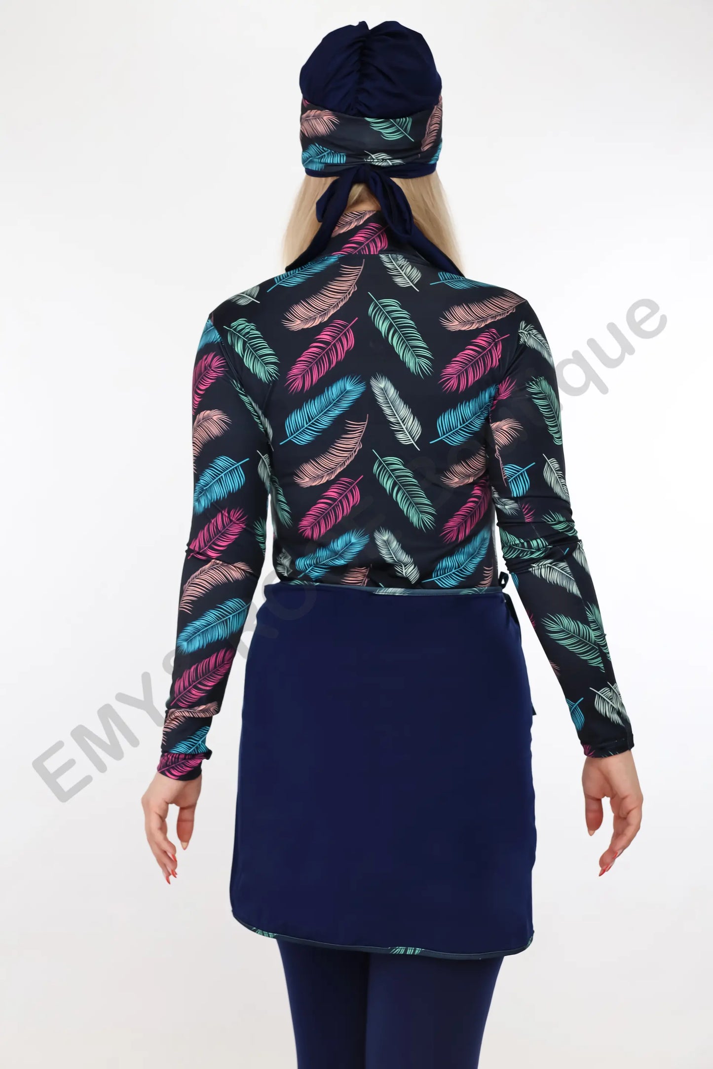 Tropical Feathers Swimsuit - EMY & ROSE Boutique