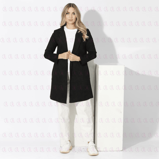 Glam Suede Cardigan - EMY & ROSE Boutique