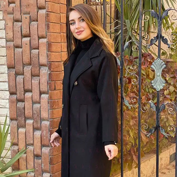 Elite Black Coat - EMY & ROSE Boutique