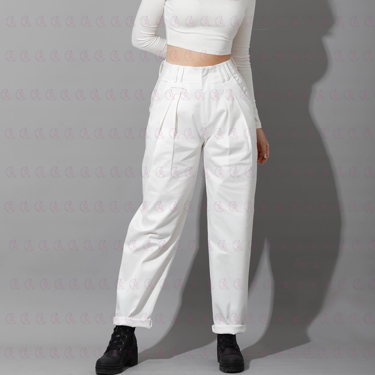Wide Leg - Gabardine Pants - EMY & ROSE Boutique