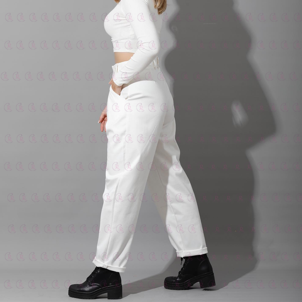 Wide Leg - Gabardine Pants - EMY & ROSE Boutique