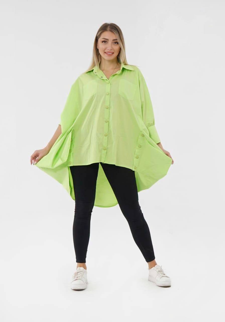 Oversized Batwing Shirt - EMY & ROSE Boutique