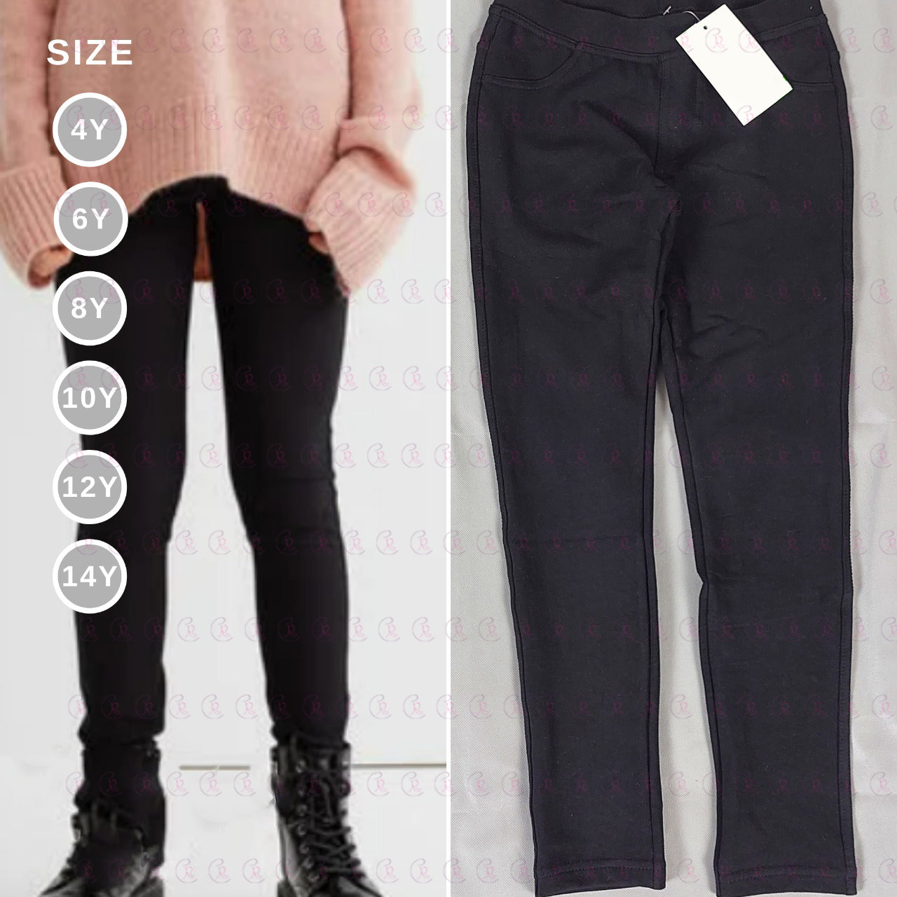 Black Paneled Leggings - EMY & ROSE Boutique