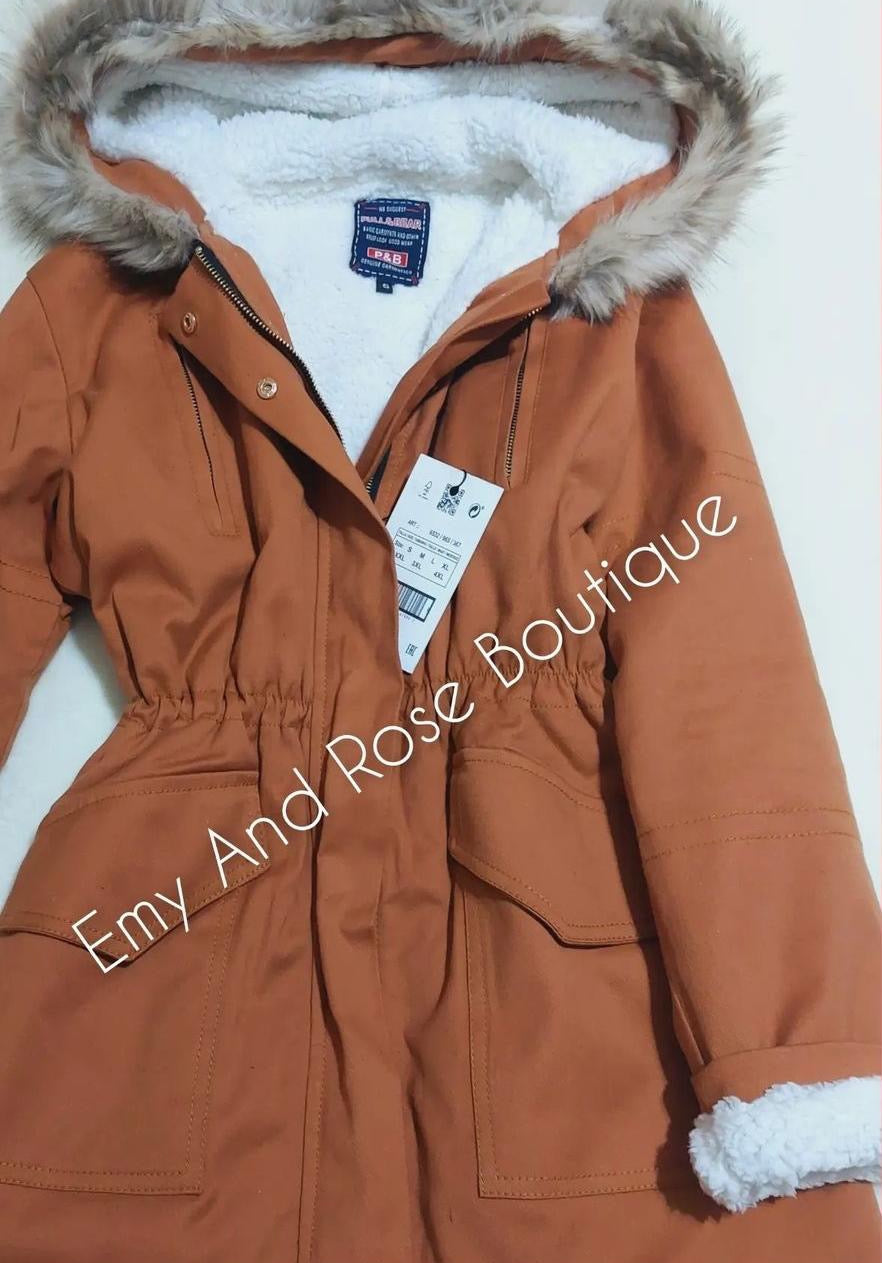 جاكيت جبردين مبطن فر 