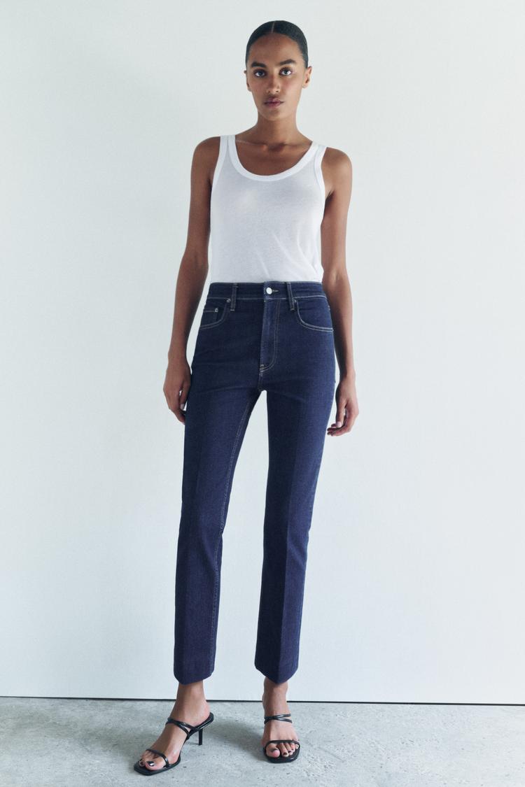 Blue HIGH-WAIST JEANS