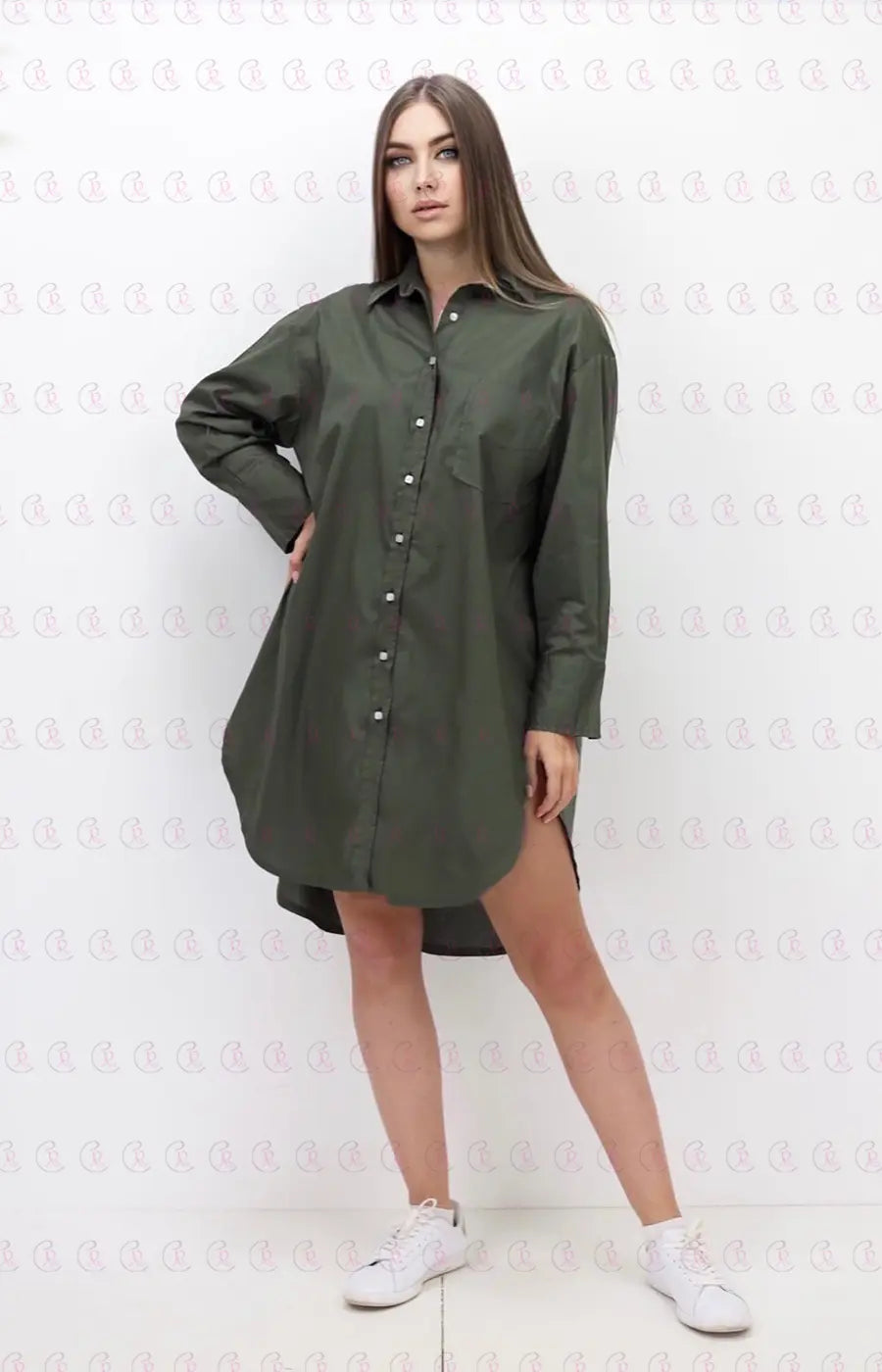 Dress Shirt - Knee Shirt - EMY & ROSE Boutique 