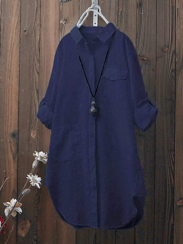 Oversized Long Shirt - EMY & ROSE Boutique