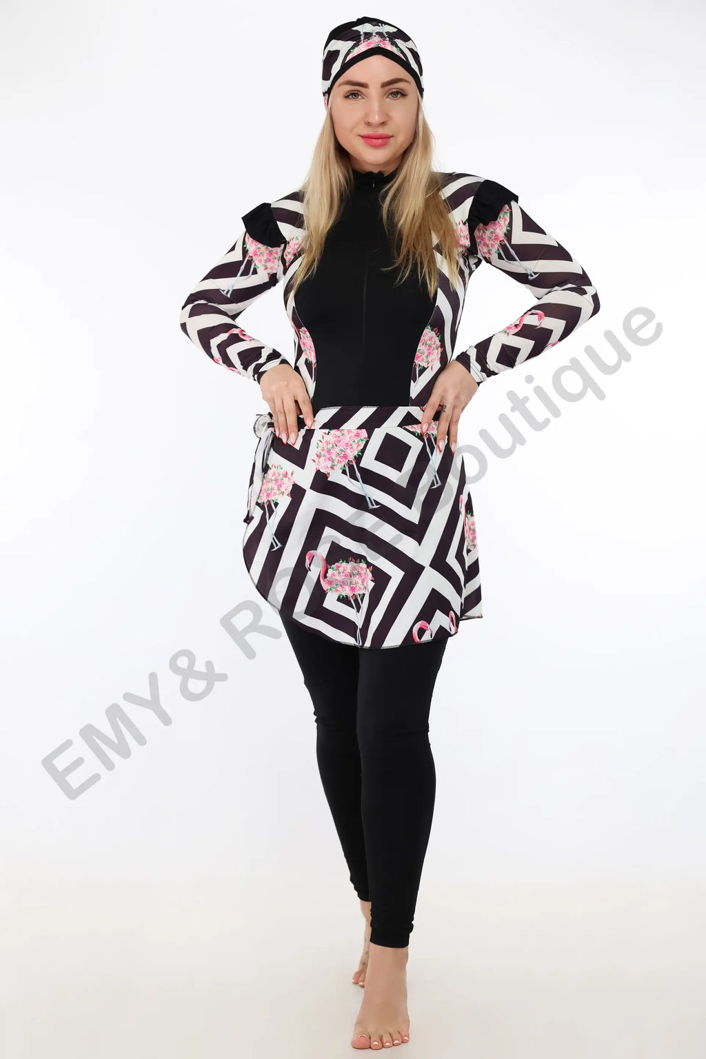 Flamingo Swimsuit - EMY & ROSE Boutique 