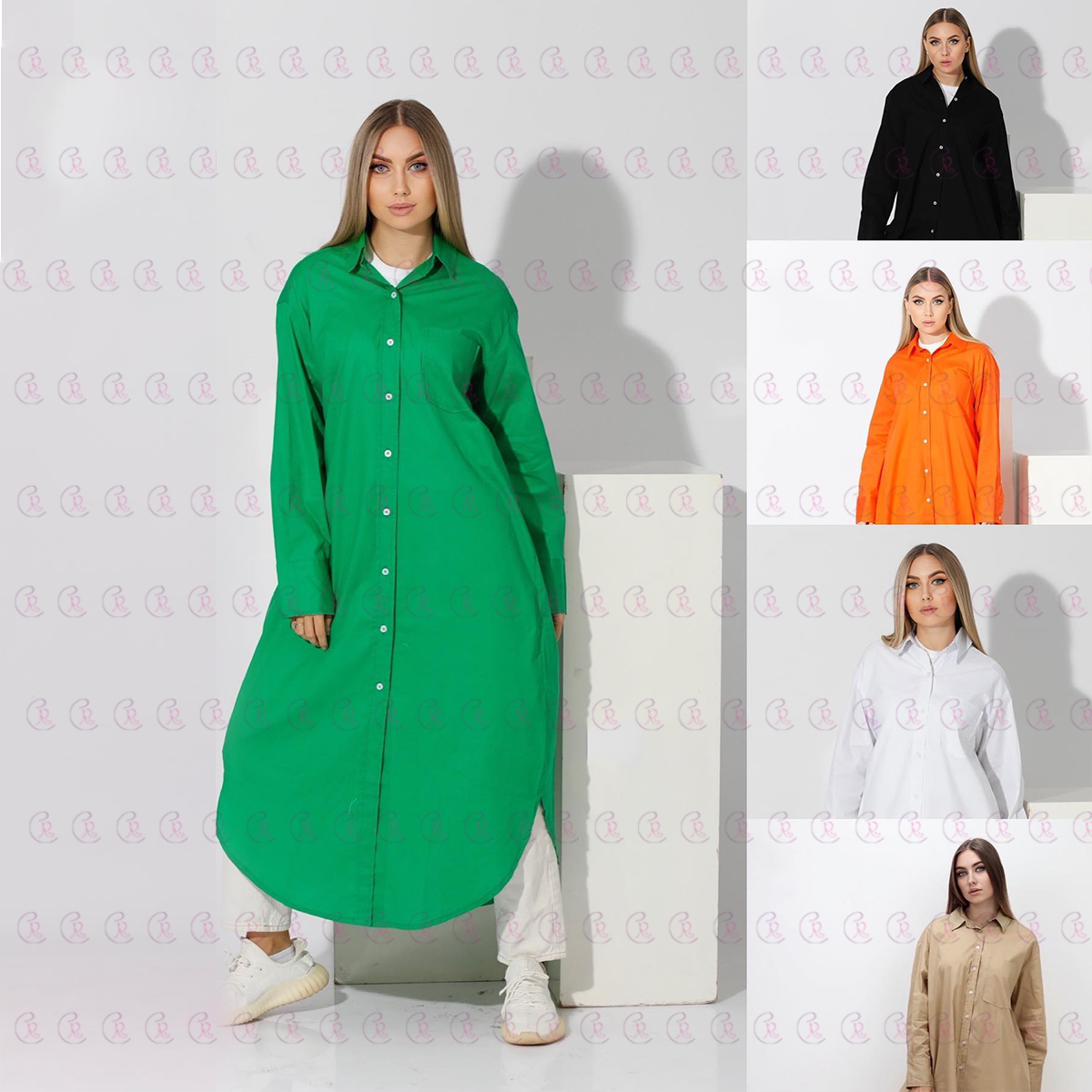 Extra Long Oversized Shirt - Dress Shirt - EMY & ROSE Boutique